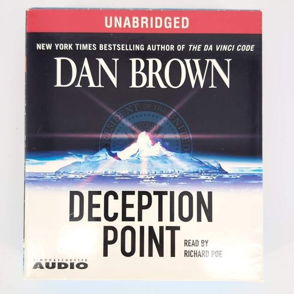 Deception Point AUDIO BOOK Novel by Dan Brown - 15 Compact Discs / CDs - GUC - Picture 1 of 15